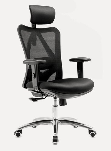 Изображение товара Кресло SIHOO M18, офисное, с регулировкой, с поясничным упором, черное