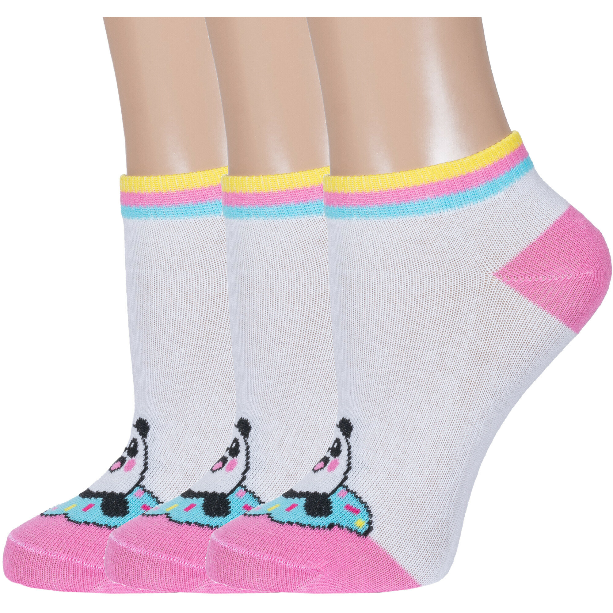 Комплект из 3 пар детских носков "Борисоглебский трикотаж" 3-8С92 размер 11-12