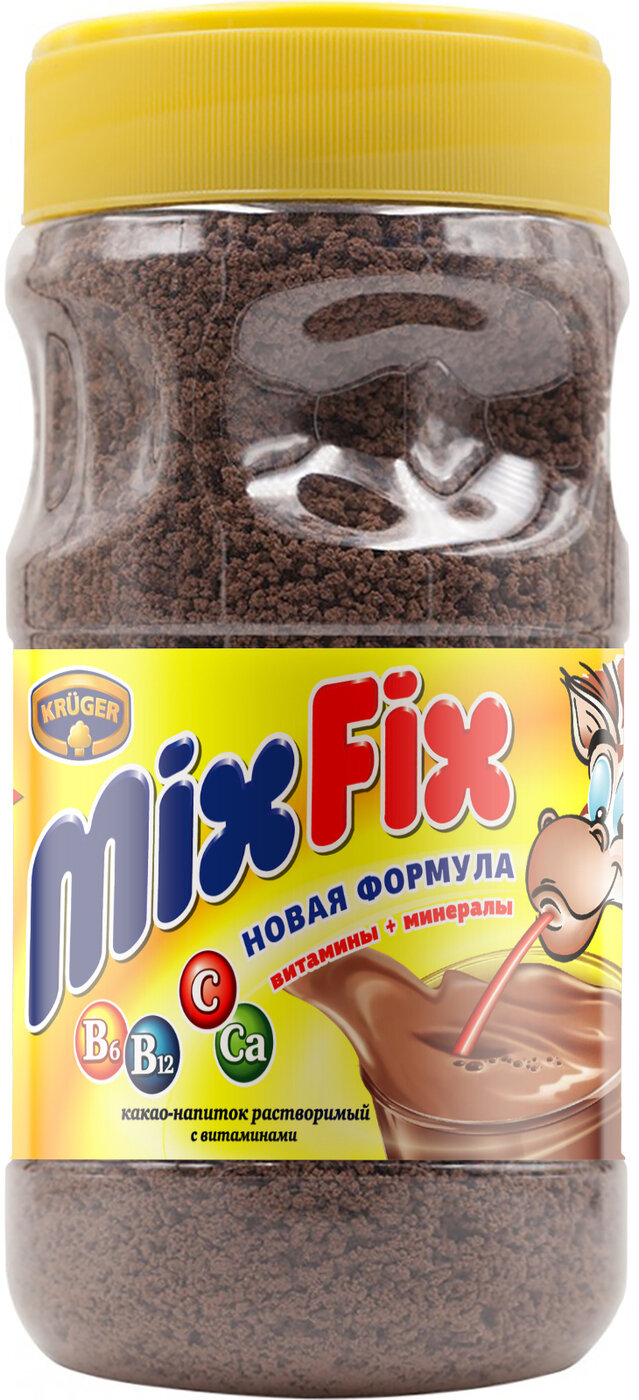 Mix Fix Какао-напиток растворимый с витаминами, 375 г