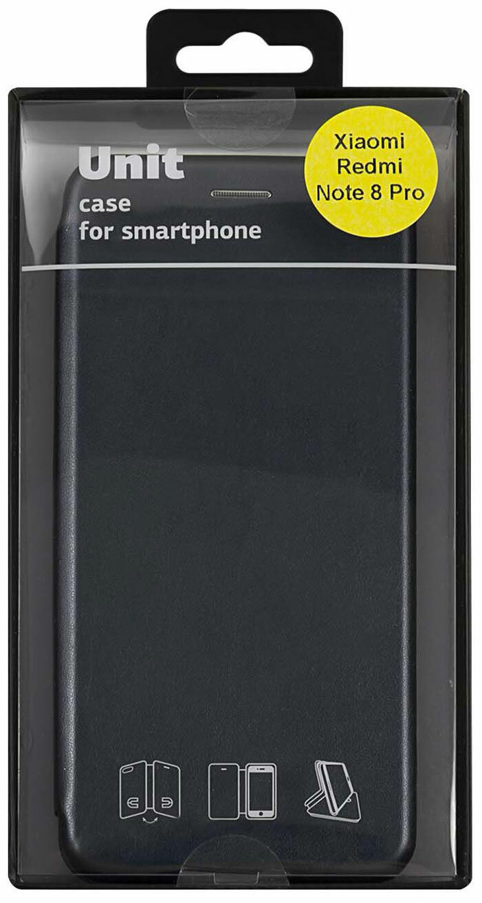 Чехол RedLine для Xiaomi Redmi Note 8 Pro Unit Black УТ000018798 Red Line - фото №4