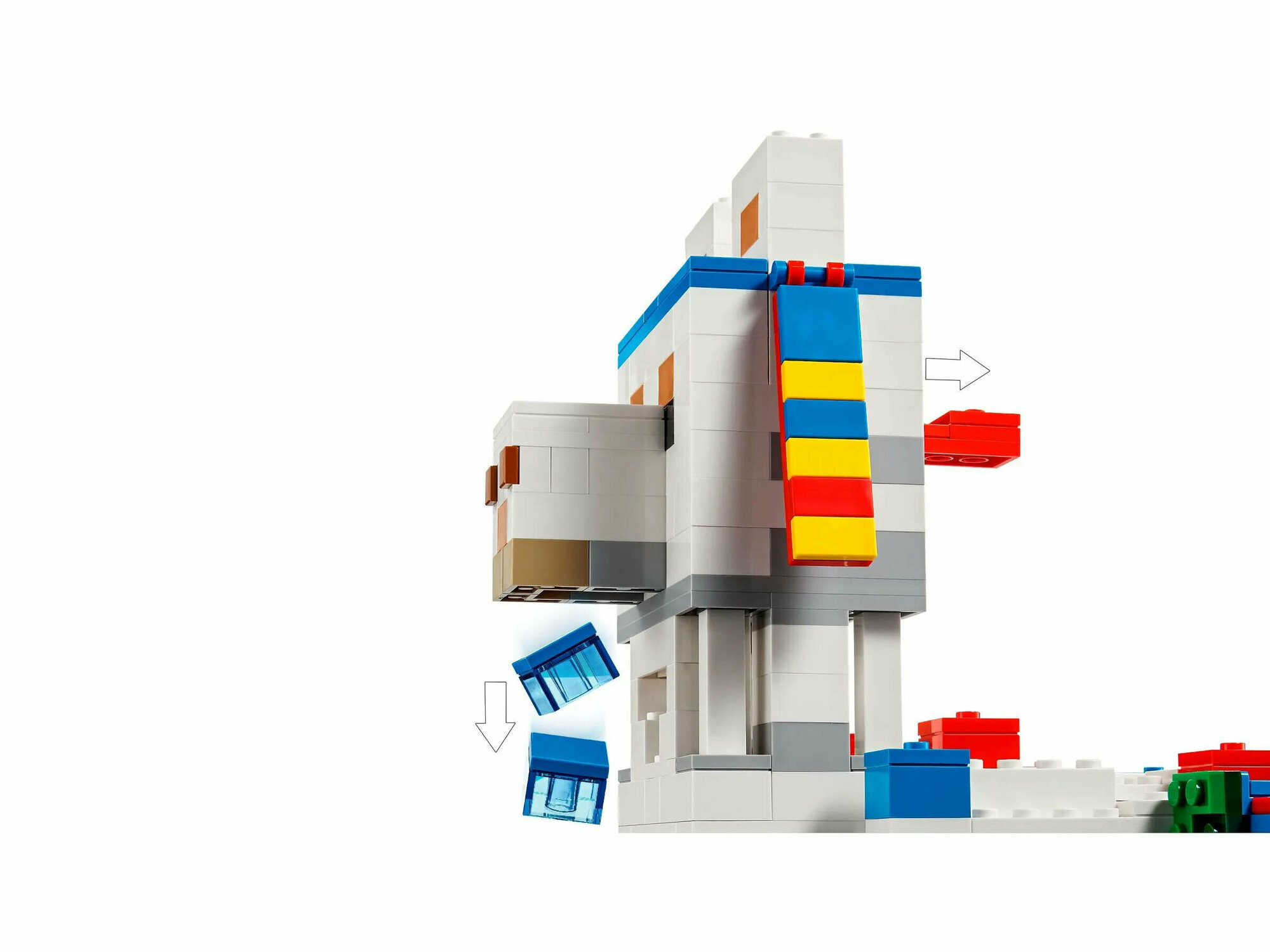 Конструктор LEGO Minecraft "Деревня лам" 21188 - фото №8