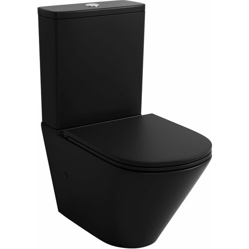 Унитаз компакт Tornado GR-4449BMSQ черный матовый