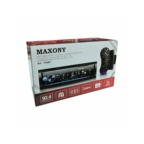 Автомобильный ресивер. автомагнитола Maxony MX-750BT