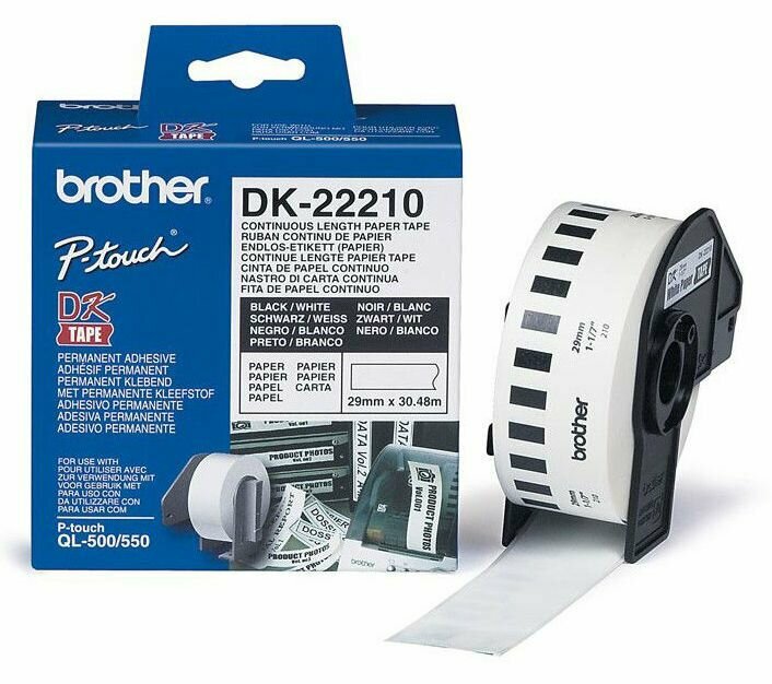 Картридж Brother DK22210 (лента)