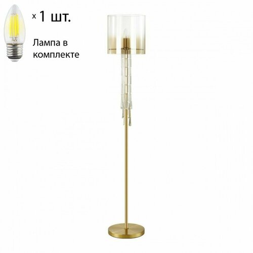 Торшер Odeon Nicole с лампочкой 48861FLamps E27 Свеча 27696₽