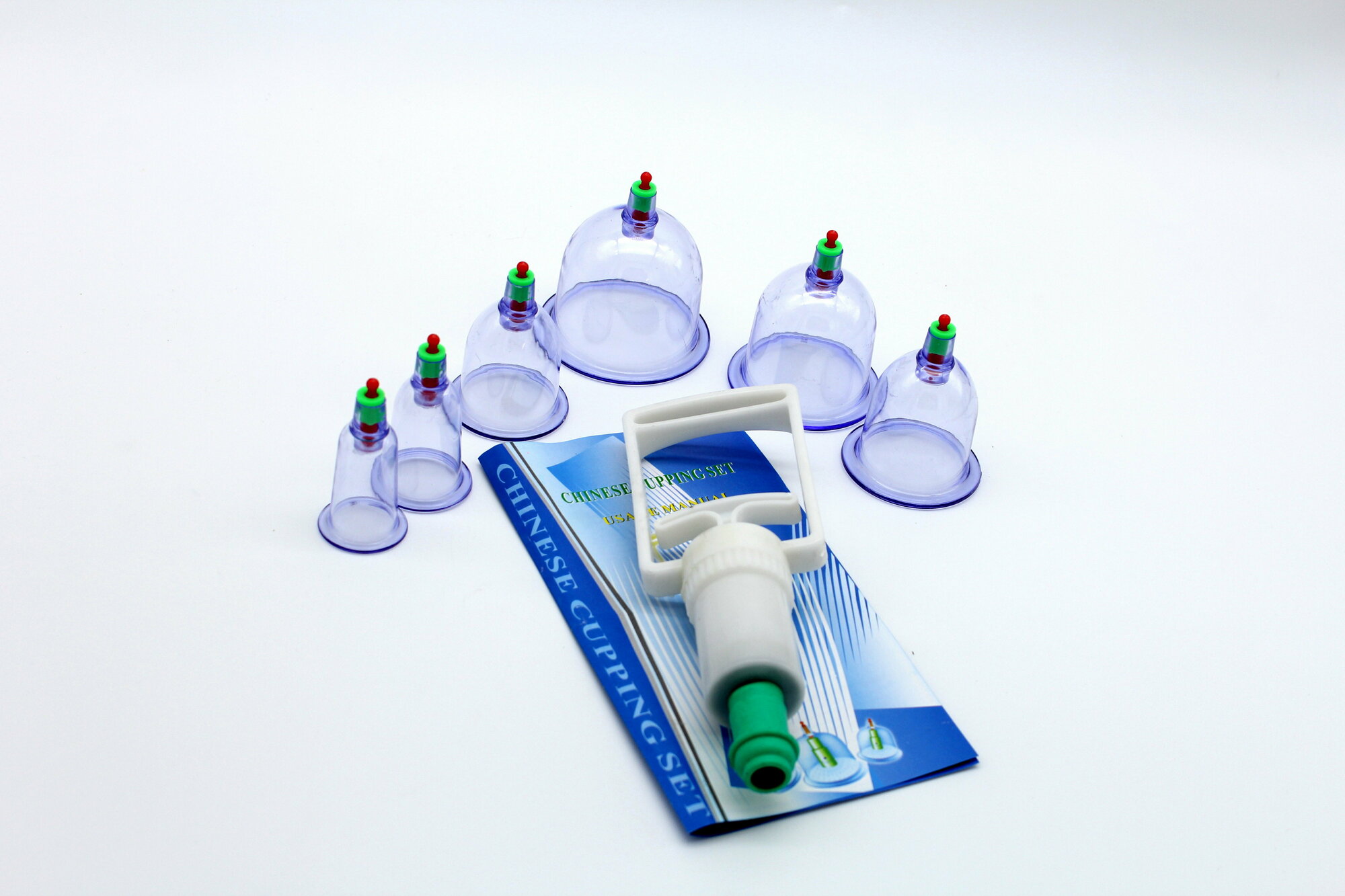 фото Вакуумные банки с вакууматором с магнитами (6шт/уп) YS-0006