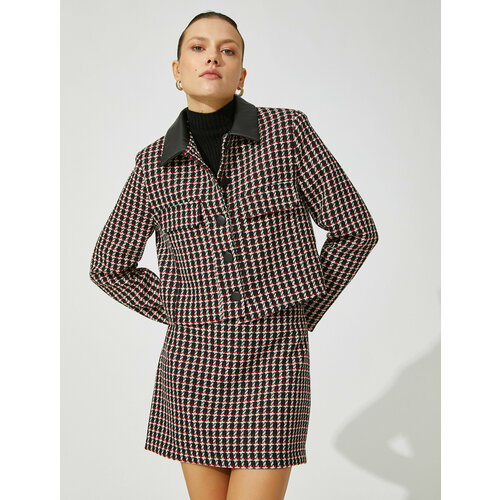 фото Куртка koton, размер 38, черный