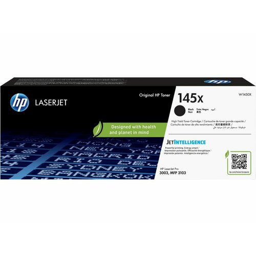 Тонер-картридж для лазерного принтера HP 145X Black (W1450X)