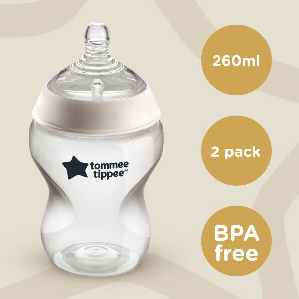 Набор из двух бутылочек для кормления Tommee Tippee, 2х260 мл (5114) - фото №7