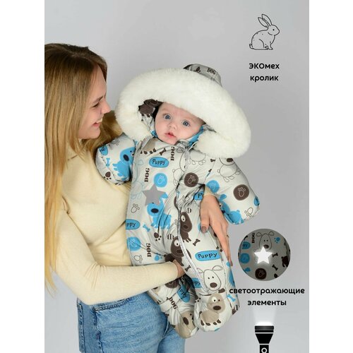 комбинезон malek baby 264ш размер 74 розовый Комбинезон MaLeK BaBy 264ш, размер 74, белый