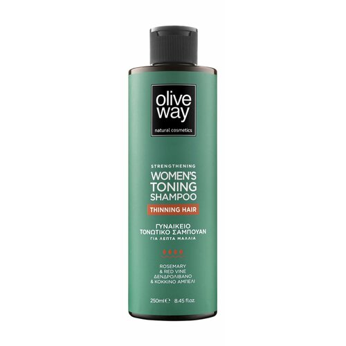 OLIVEWAY Strengthening Women's Toning Shampoo Шампунь укрепляющий для тонких волос, 250 мл