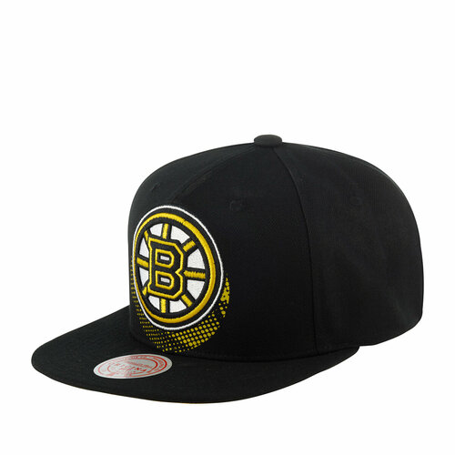 Бейсболка Mitchell & Ness, размер OneSize, черный бейсболка boston bruins