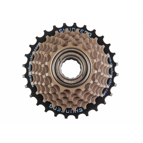 Тайваньские производители Трещотка 7 ск 14-16-18-20-22-24-28T недискретная коричневая 1145₽