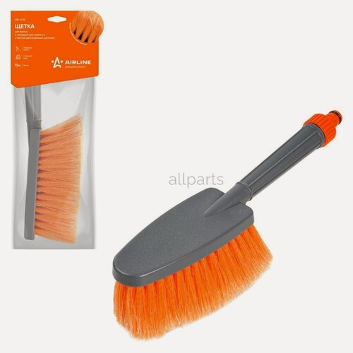 Изображение товара AIRLINE AB-J-02 Щетка для мытья с насадкой для шланга, с мягкой распушенной щетиной (33 см) AIRLINE AB-J-02