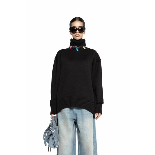 фото Свитер you wanna, размер onesize, черный