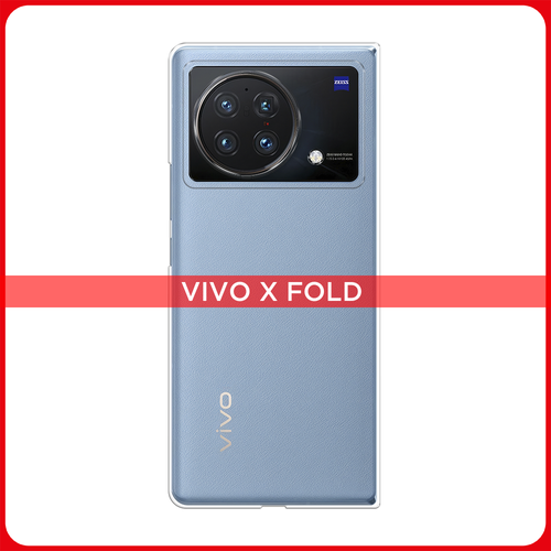 Чехол на Vivo X Fold / Виво Х Фолд прозрачный силиконовый чехол на vivo x fold виво х фолд сочные лимоны прозрачный