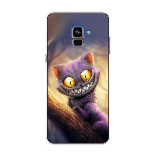 Силиконовый чехол на Samsung Galaxy A8 2018 / Самсунг Галакси A8 (2018) Cheshire Cat силиконовый чехол violet heart latte на samsung galaxy a8 2018 самсунг галакси a8 2018