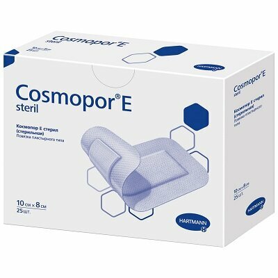 Повязка Cosmopor Е послеоперационная 10 х 8 см 25 шт