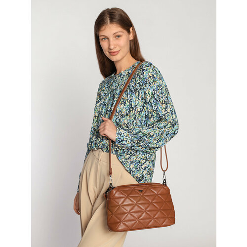 фото Сумка gilda tohetti 23.2-7807029, фактура зернистая, коричневый