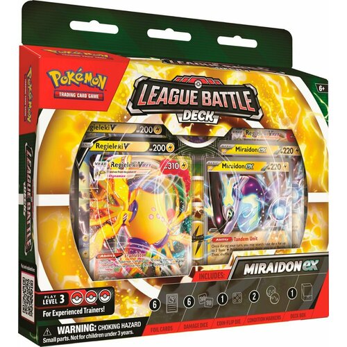Колода карточек Pokemon Miraidon ex League Battle Deck