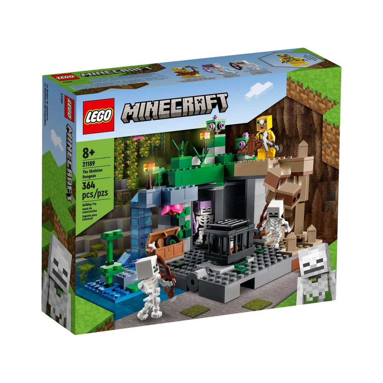 Конструктор LEGO Minecraft 21189 The Skeleton Dungeon, 364 дет.