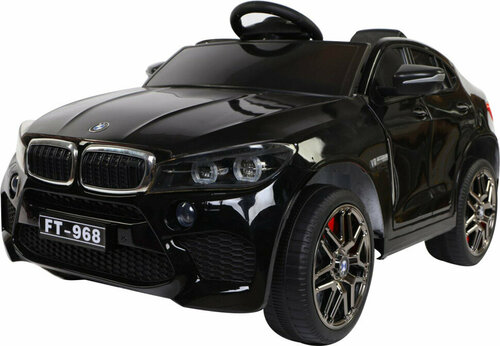 Электромобиль BMW X6M 12V (полный привод, EVA) - FT-968-BLACK-PAINT