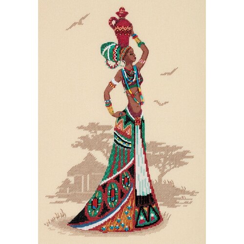 Набор для вышивания PANNA NM-7270 Женщины мира. Африка набор для вышивания panna золотая серия nm 7270 женщины мира африка