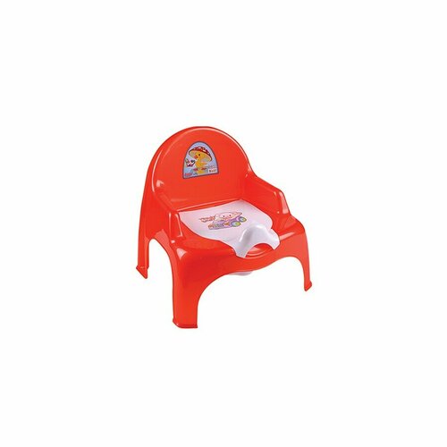 Горшок детский кресло Ниш 11101, цвет оранж горшок для цветов пластик 5 3 л 23х20 см бежевый dunya plastik дюна 694