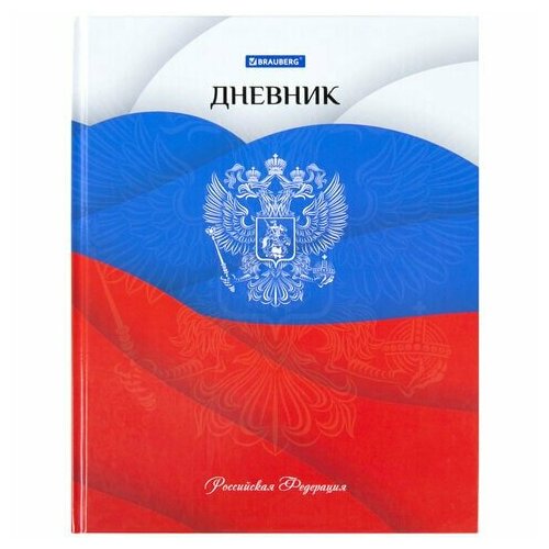 Дневник 5-11 класс 48 л, твердый, BRAUBERG Герб, 106625 дневник brauberg 106625 комплект 7 шт