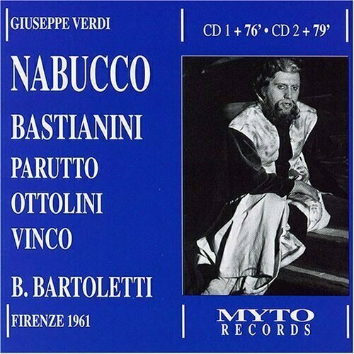 AUDIO CD Verdi: Nabucco. Ettore Bastianini. 2 CD audio cd giuseppe verdi verdi i due foscari 2 cd