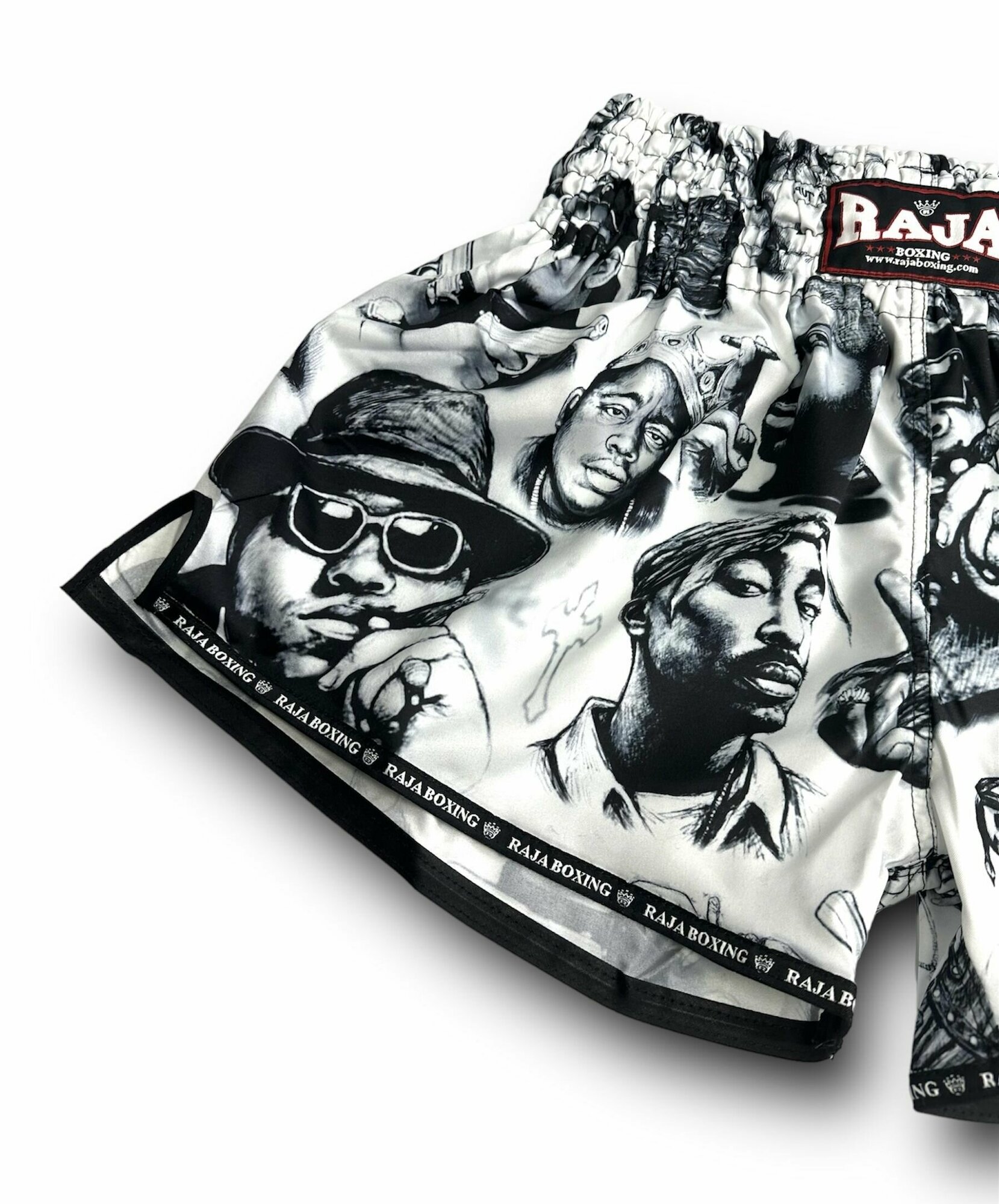 Трусы боксерские Raja Базовая коллекция, размер S, черный, белый — фото 1