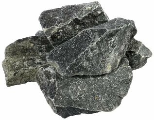 Камни для сауны Габбро-диабаз средняя фракция 20 кг