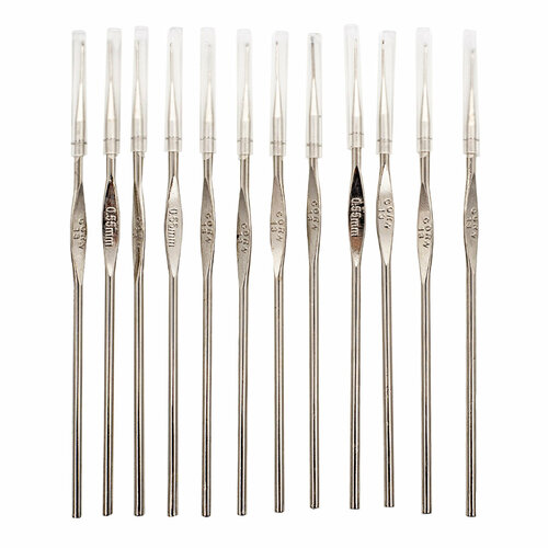 Крючок вязальный 0333-6050, 0,55 мм, 12 шт