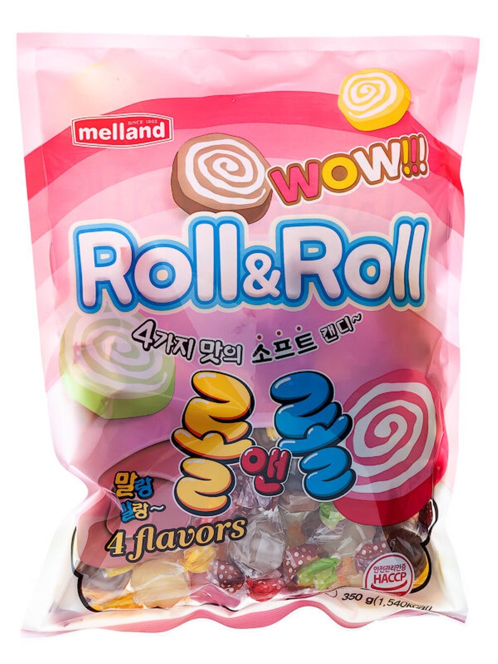 Карамель со вкусом фруктов Roll & Roll Soft candy Melland, 350 г - фотография № 2