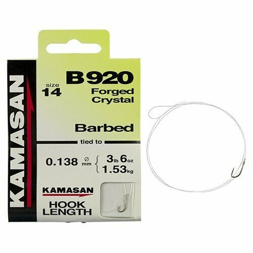фото Крючки kamasan b920-20 forged crystal( упк. по 10шт.)