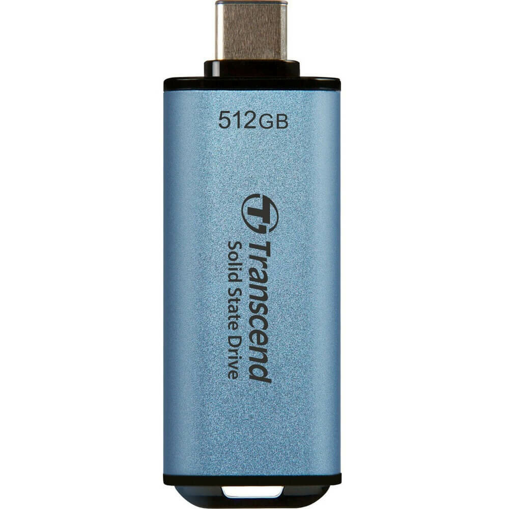 Внешний жесткий диск 512GB Transcend ESD300 TS512GESD300C голубой USB-C - фото №5