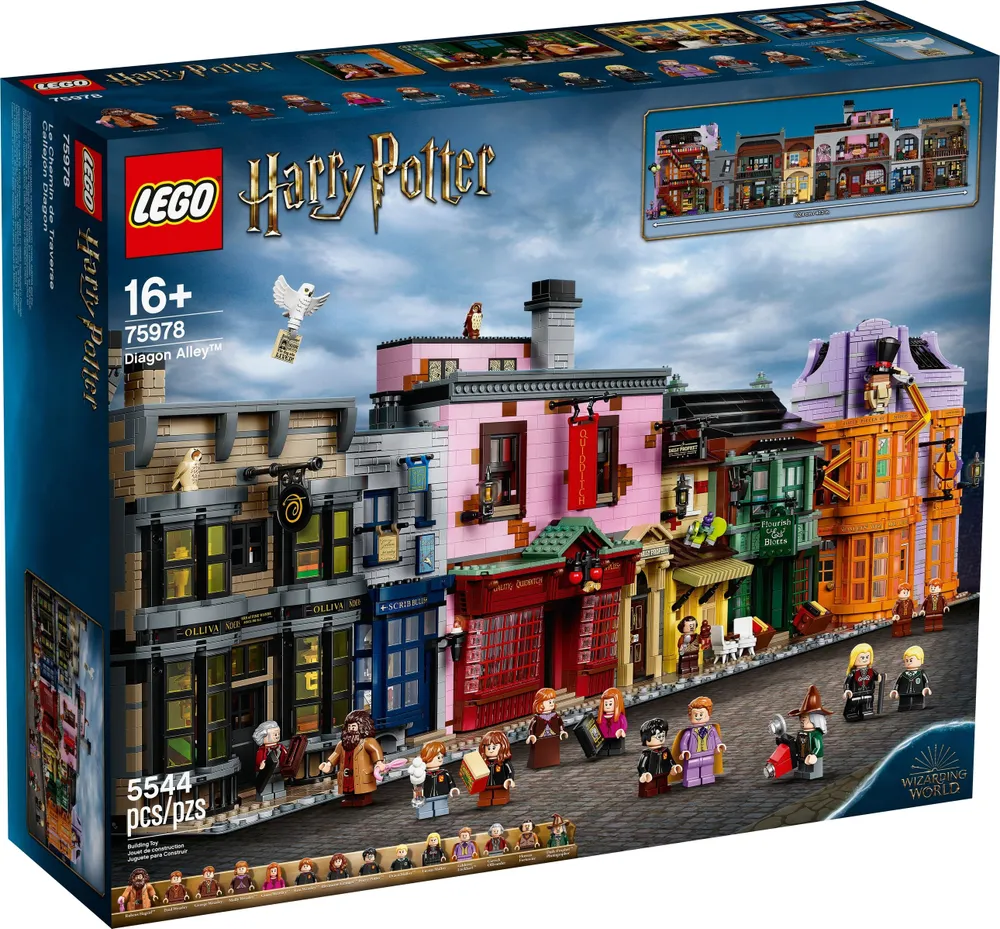 Конструктор LEGO Harry Potter 75978 Косой переулок, 5544 дет.