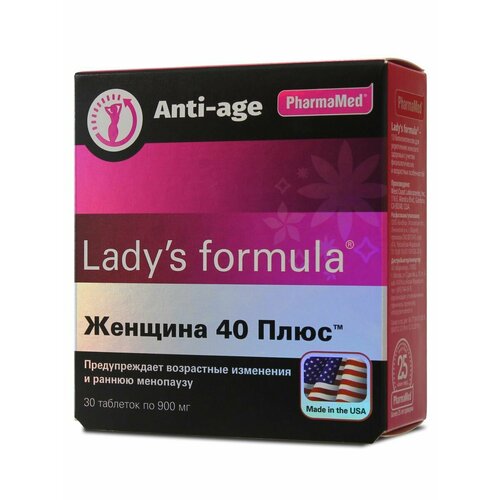 Lady's Formula Женщина 40 плюс, 900 мг, 30 таблеток