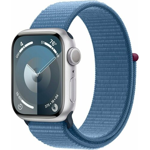 Часы Apple Watch Series 9 45mm Aluminium Case Sport Loop Blue 4799000₽