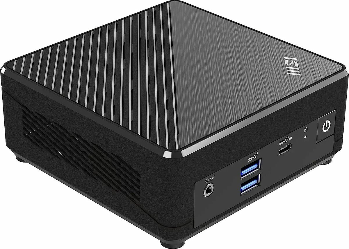 Неттоп MSI Cubi N ADL-019RU, Intel N100, DDR4 4ГБ, 128ГБ(SSD), Intel UHD Graphics, Windows 11 Professional, черный [9s6-b0a911-059]