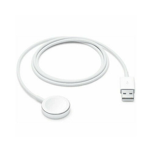 Кабель Apple USB с магнитным креплением для зарядки Apple Watch, 1 м, белый (MX2E2)
