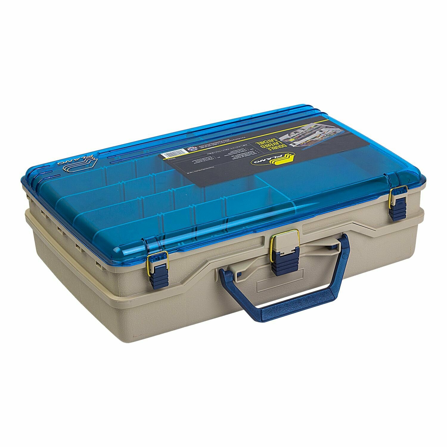 Ящик Plano 115503 Box-Beige W/Blue Lid 115503 (34.5cm x 29.7cm x 10.7cm)