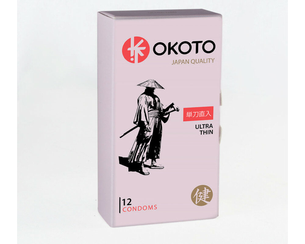 Презервативы ультратонкие OKOTO Ultra Thin, №12