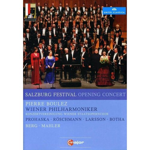 DVD Salzburg Opening Concert 2011 (1 DVD) blu ray alban berg 1885 1935 lulu 1 br