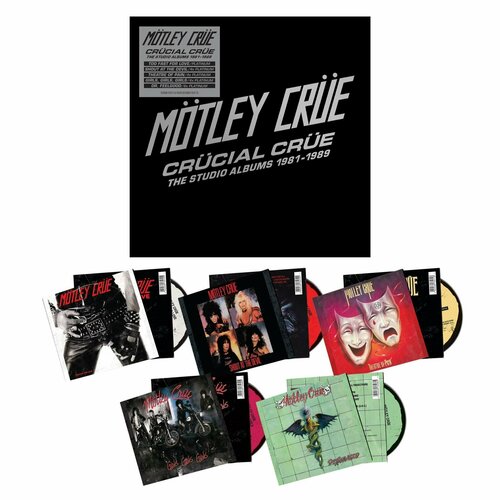 AUDIO CD мультиплатиновые хиты ! Motley Crue: Crucial Crue: The Studio Albums 1981 - 1989 (Limited Edition) 5 CD 2023 год bell kerry the emmerdale girls