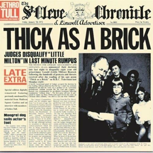 Jethro Tull Thick As A Brick Виниловая пластинка Parlophone - фото №6