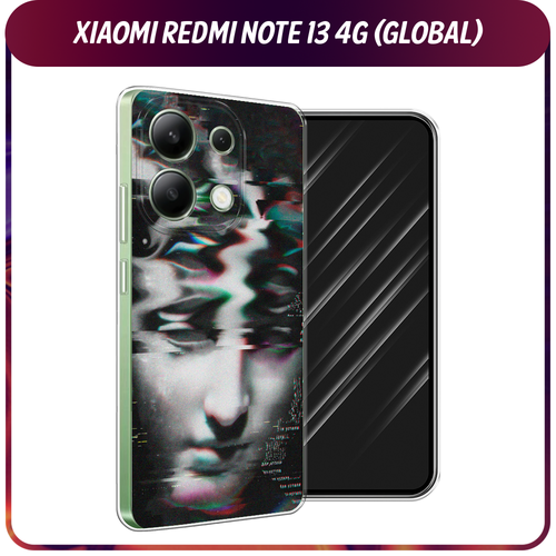 Силиконовый чехол на Xiaomi Redmi Note 13 4G (Global) / Сяоми Редми Нот 13 4G Glitch Art силиконовый чехол на xiaomi redmi note 13 4g global сяоми редми нот 13 4g мои языковые способности прозрачный