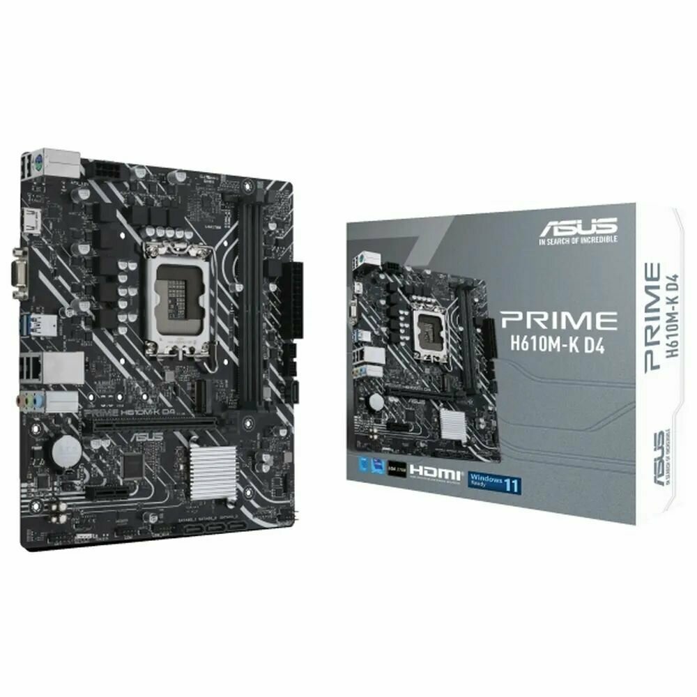 Материнская плата Asus PRIME H610M-K D4 (90MB1A10-M0EAY0)