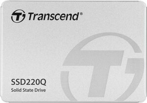 Внутренний SSD диск TRANSCEND 220Q, 2TB, SATA3, 2,5" (TS2TSSD220Q)