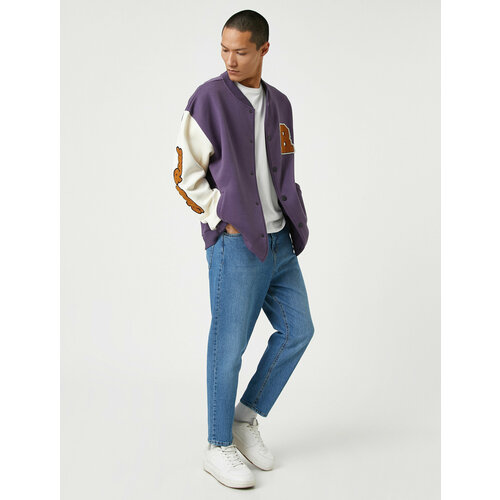 фото Джинсы koton, размер 34/32, синий, черный